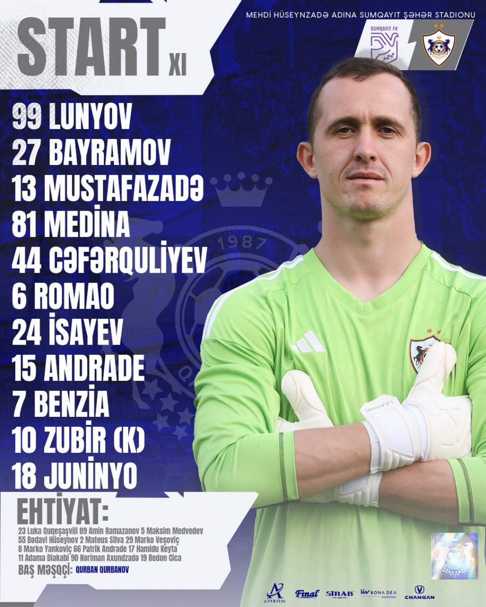 Start heyətimiz! #QarabağFK #SUMQAR #PremyerLiqa