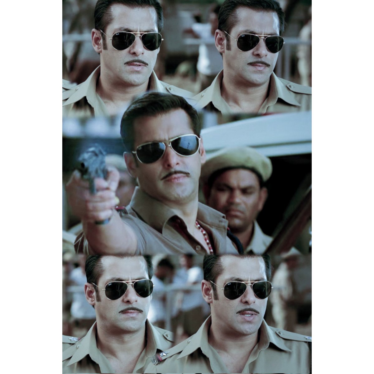 The Badass Cop #ChulbulPandey 
#Dabangg 
#SalmanKhan𓃵