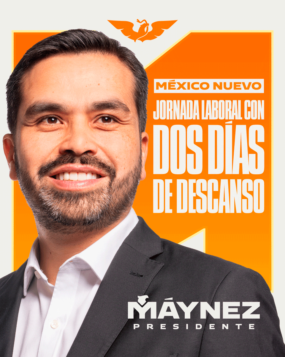 AlvarezMaynez's tweet photo. En mi sexenio vamos a reducir la jornada laboral porque más horas trabajadas no significan mayor productividad.

Necesitas tiempo con tu familia y para hacer lo que te gusta: leer, escuchar música o ver películas.

#YoPorLas40Horas 💪🏽 https://t.co/RgmFKUmfG3