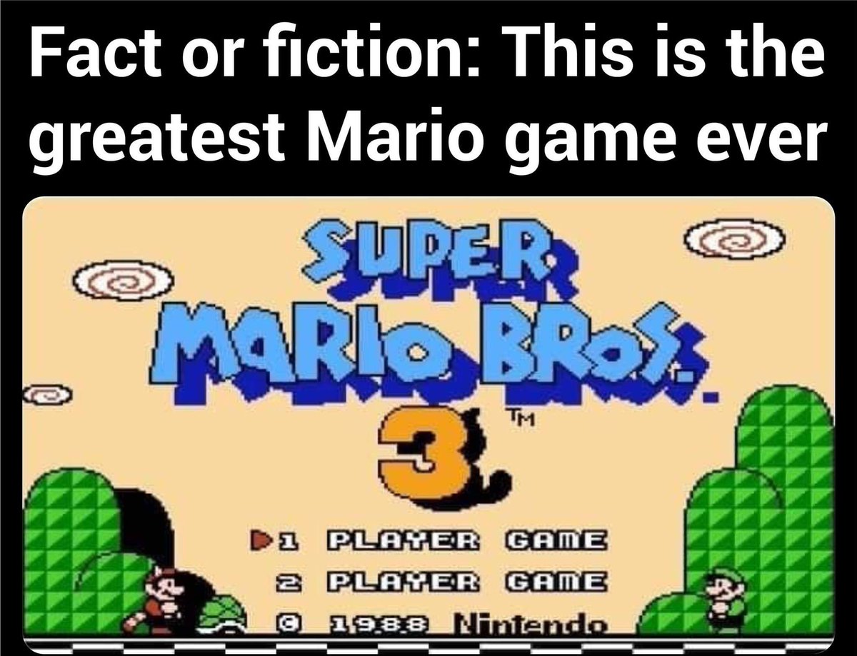 Who agrees? #Mario #MarioBros #Nintendo @Nintendork9 @Retr0Joe @MrboomstickXL @AdamAmericaBook @stewie55uk @Gamer_Dan5 @Malckie92 @xTSxRetro 🤘😍
