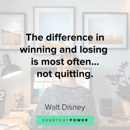“The difference in winning and losing is most often…not quitting.” 

– Walt Disney

#ThinkBIGSundayWithMarsha
#SuccessTRAIN