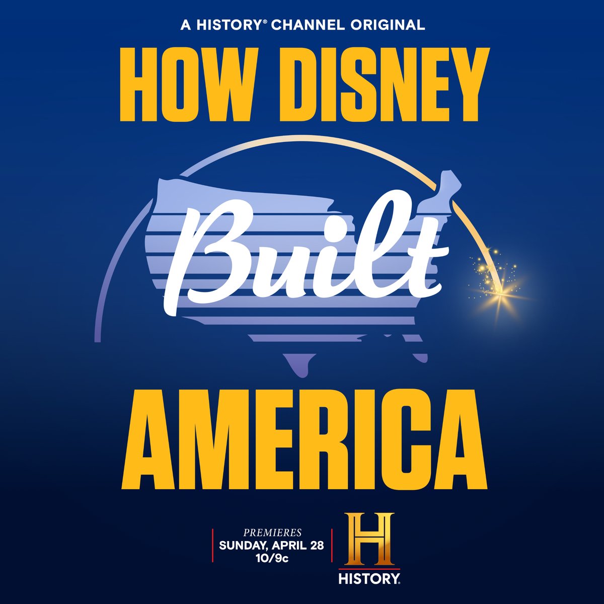 Explore the magic of Disney's groundbreaking legacy in How Disney Built America, premiering Sunday, April 28th at 10/9c on The @HISTORY Channel.