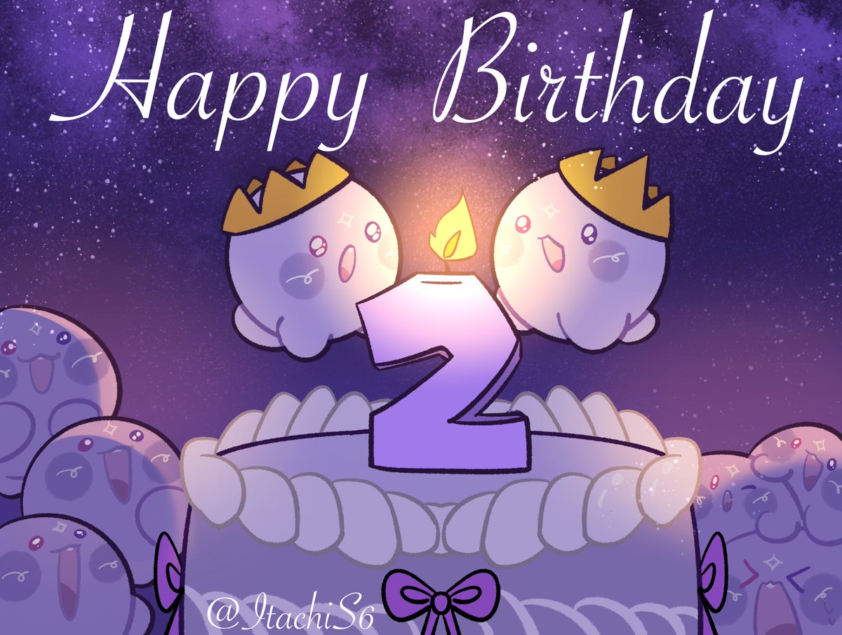 #Stargazers We are two years old now！！！Happy Birthday to all jellies！！！！！