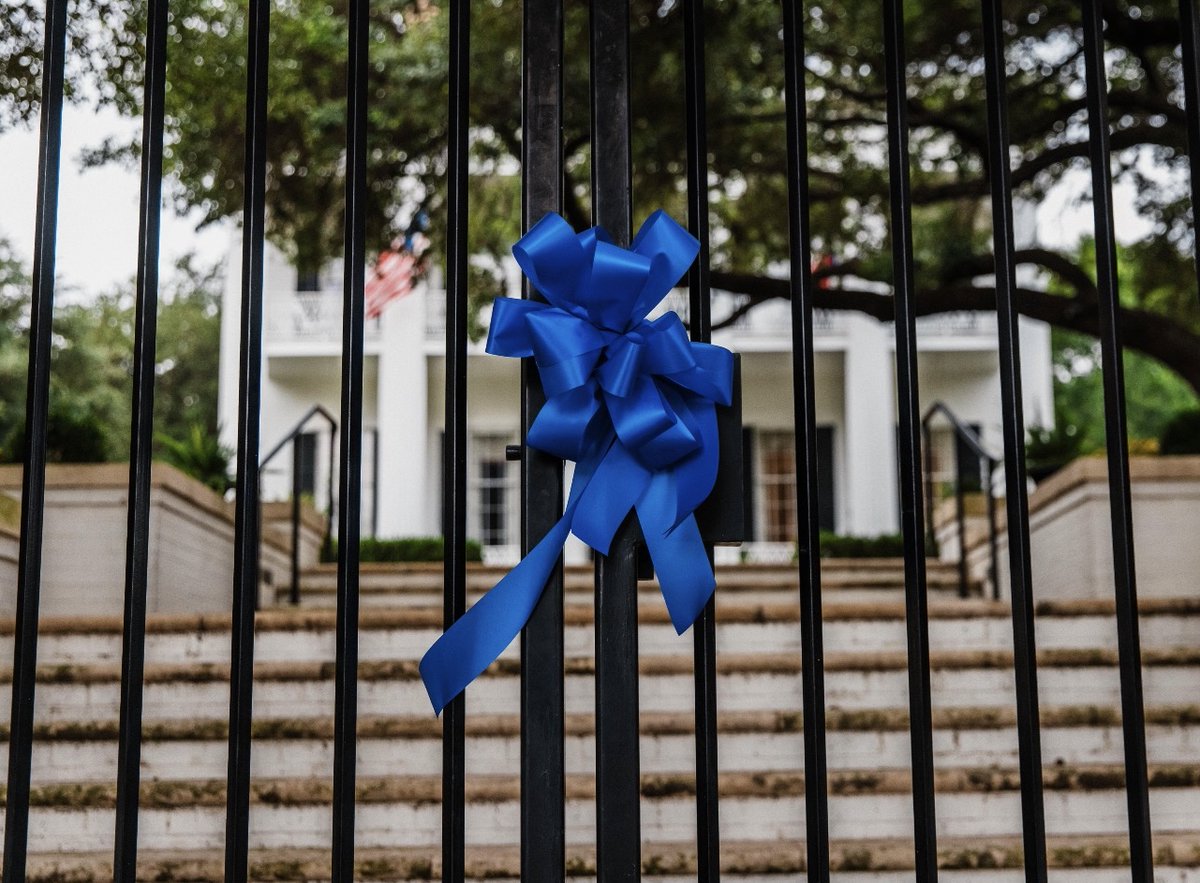 This #BlueSunday, we join together in prayer for the victims of child abuse. We placed a blue ribbon on the gates of the Governor’s Mansion in honor of this solemn day. Children deserve safety, love, and protection. Texas will create a future where every child can thrive.