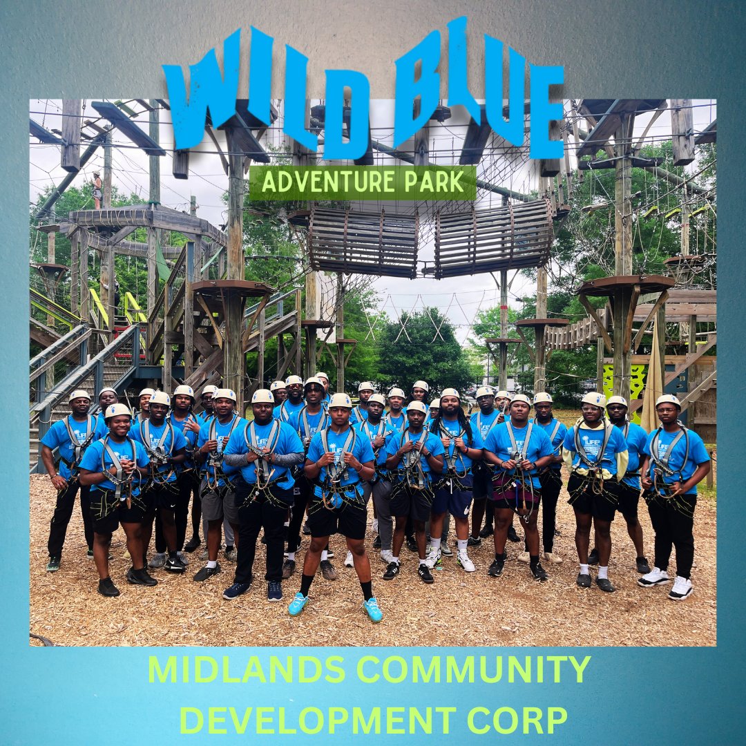 #SundayShoutout to Midlands Community Development Corp! Thank for coming out to Wild Blue Ropes for #teambuilding y'all ~ we loved working with you 💙 #leadership #community #supportservices #group #collaboration #Communication #ropescourse #climbing #charleston #SouthCarolina