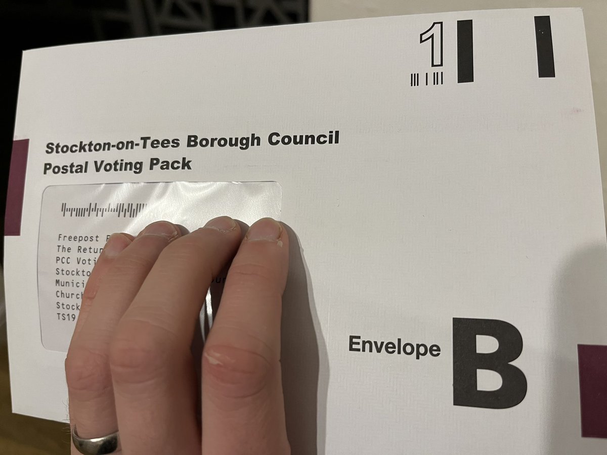 Voted. 

I’m with Steve Gibson. It’s time for local politicians we can trust who won’t sell off our children’s future.

Every vote counts as both #TeesValleyMayor front runners are neck and neck.

So send yours by Tuesday 30th April to #BinBen 😊👊🏻 🗳️ #UTB #TeessideResistance