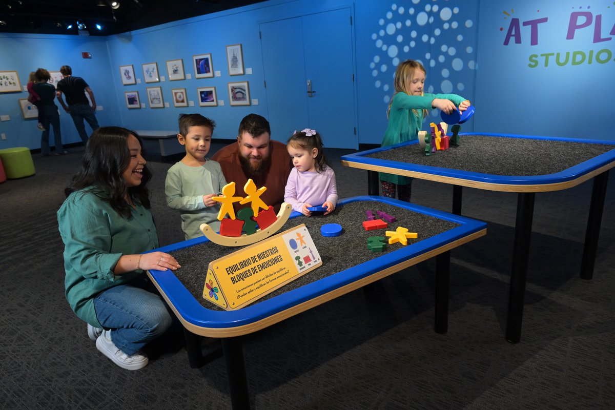 Explore how emotions work together as you stack and balance these Emotion Blocks! It’s okay to feel more than one emotion at a time and you can learn so much more in Emotions at Play with Pixar’s Inside Out exhibit! Learn more & get your tickets today: bit.ly/3NZrchm