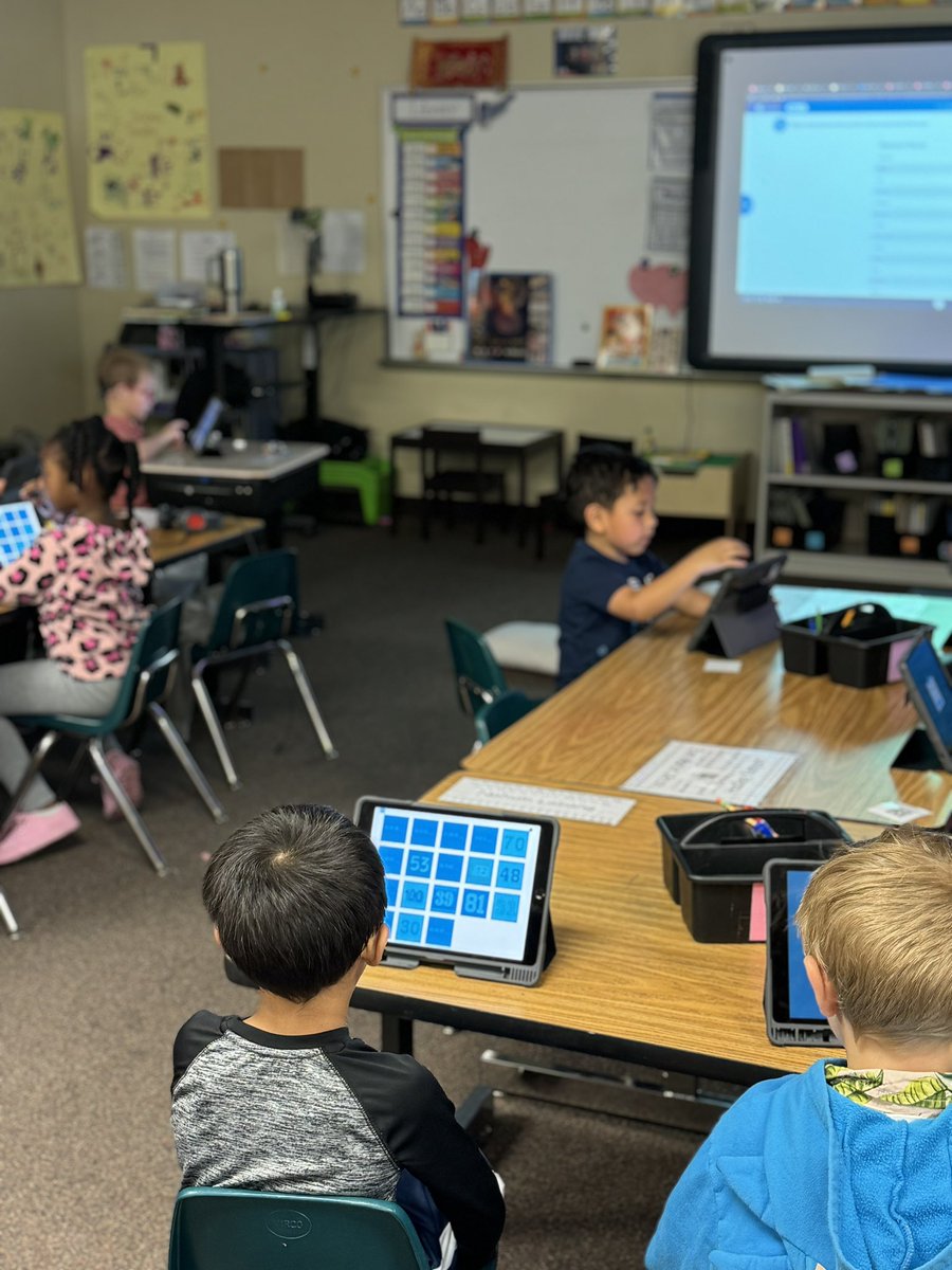 🌟 Had an amazing time co-teaching with Ms. Woodard using Nearpod in her class this week here @OPS_Springville! 💻 Seeing 100% engagement and focus from our kinder Eagles was truly inspiring. 🚀 So much joy and excitement as they soared to success! 🎉 #opsproud #instructionaltask
