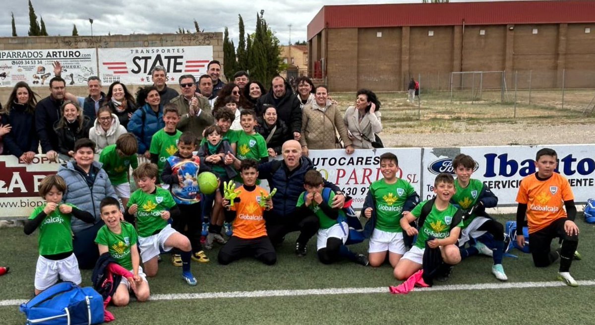 🏆CAMPEONES🏆 ⚽Este fin de semana al igual que nuestro equipo femenino, también se han proclamado campeones nuestro equipo Benjamín en la liga Globalcaja. 🏆ENHORABUENA CHICOS, SOIS LOS MEJORES🏆 📸