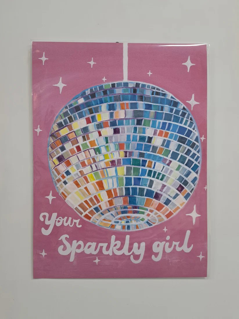 🌟 Honoring Molly's Legacy 🎨 Libby Lee painted this stunning Taylor Swift Mirrorball Print in memory of her dear friend Molly Midgley-Hellend, who bravely battled Adenoid Cystic Carcinoma (ACC). You can get one of your prints here westonparkcancercharity.myshopify.com/products/team-… #TeamMolly 🌟
