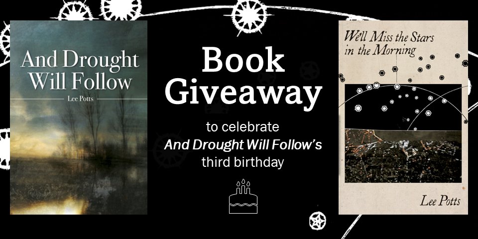 One more day!! Buy a hardcopy or digital edition of my new chapbook (link in profile), to have a chance to get one of five signed copies of my first chapbook, And Drought Will Follow, for free.