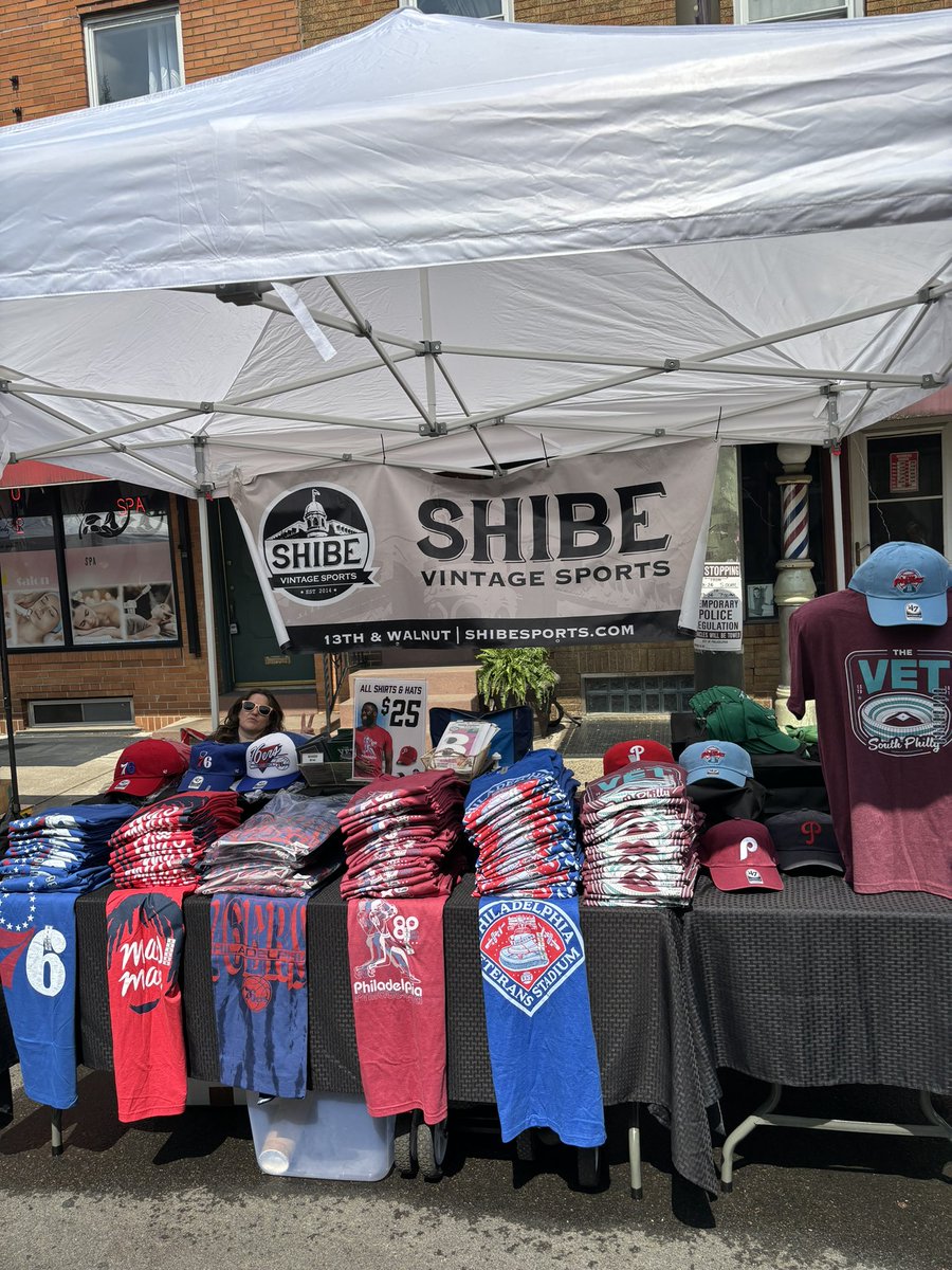 We’re at 1925 East Passyunk Ave today from 11-5! Shirts and hats are 25. Combos are 40.