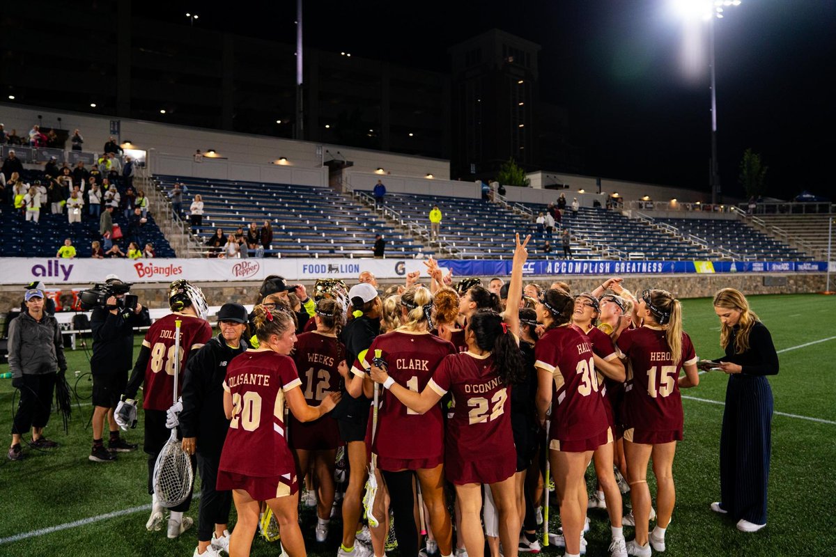 The Eagles are in the 'ship! 🦅

Good luck @bcwlax taking on Syracuse in @theACC Women's Lacrosse Championship! #WeAreBC

WATCH ➡️ 12 PM on @accnetwork