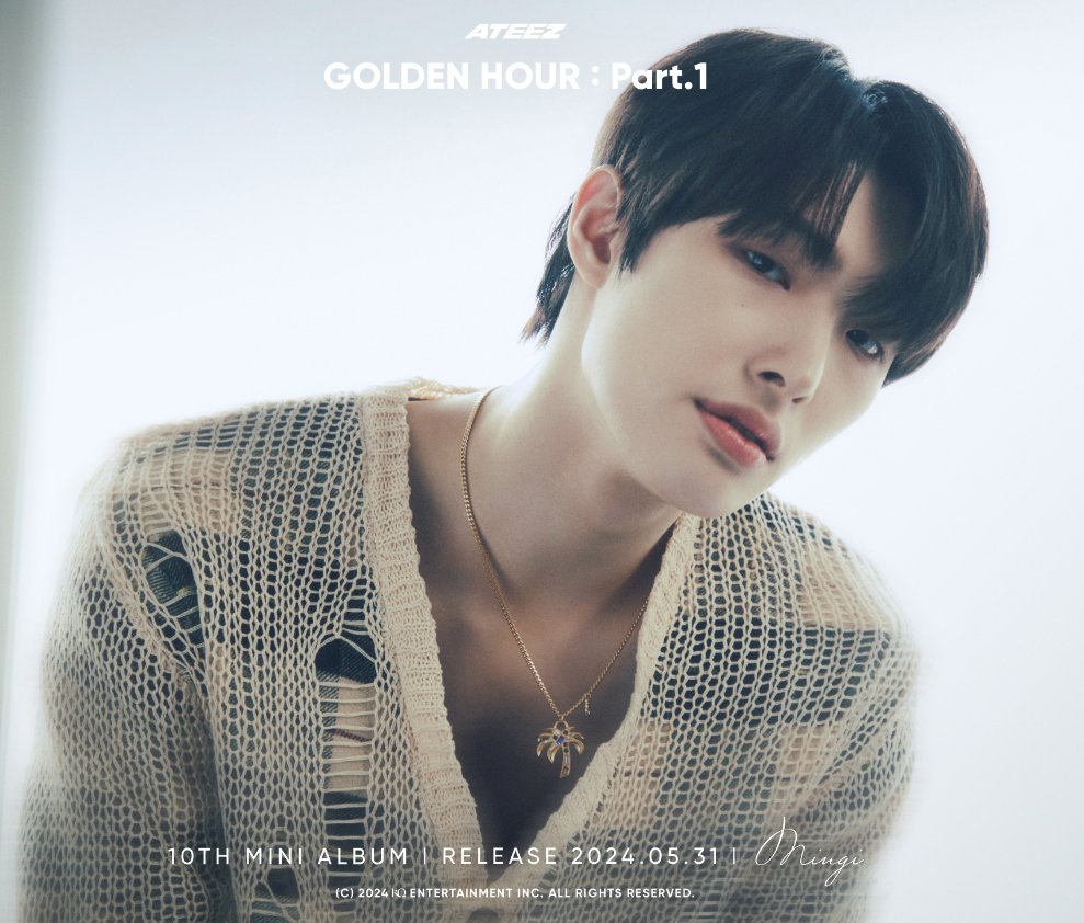 ATEEZ' Seonghwa and Mingi in new photos for 'Golden Hour: Part 1'.