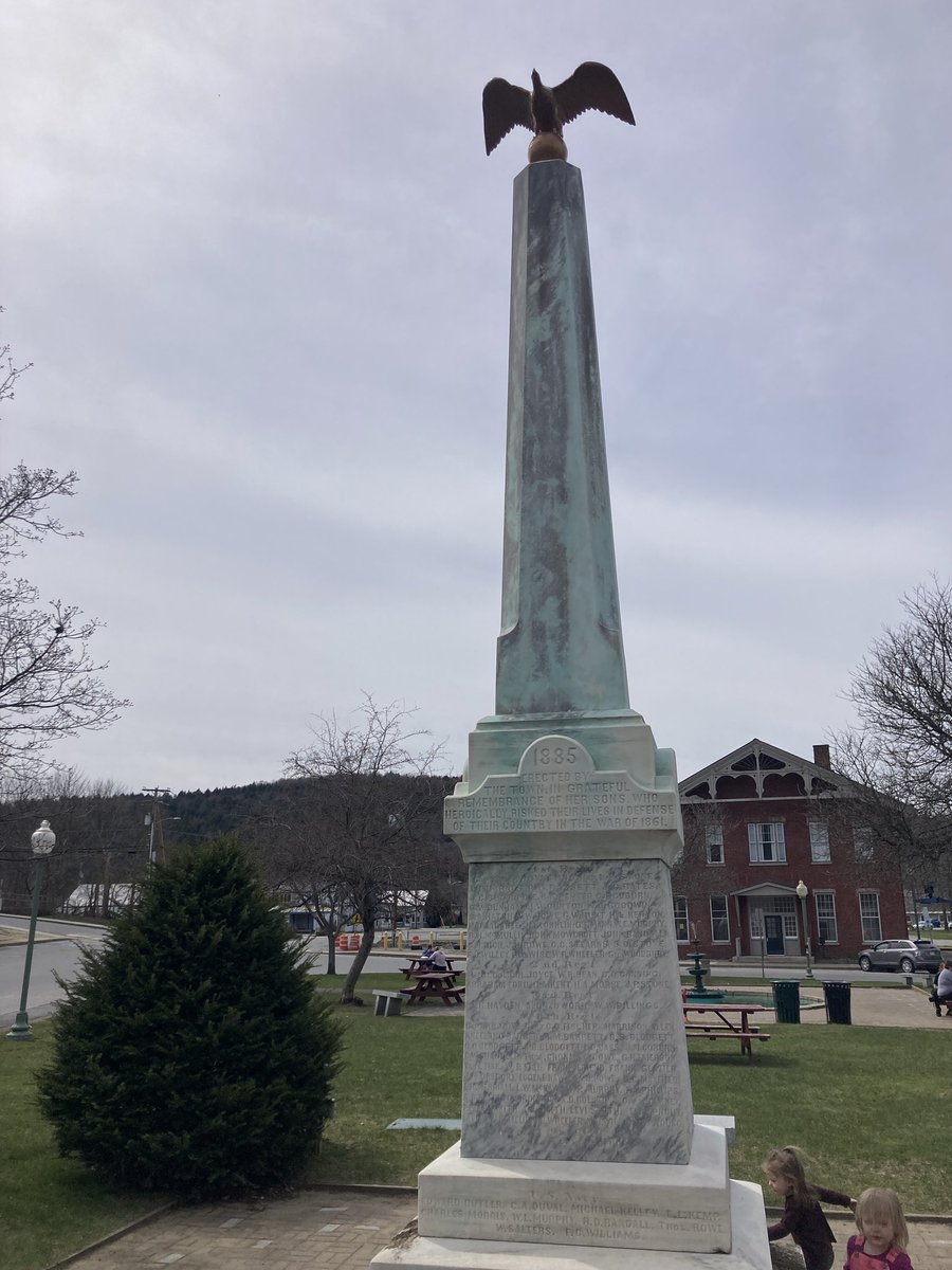 Ok @CwNewbie11 here is a monument to the Civil War soldiers from Northfield,VT. You can read more about it at hmdb.org/m.asp?m=157401