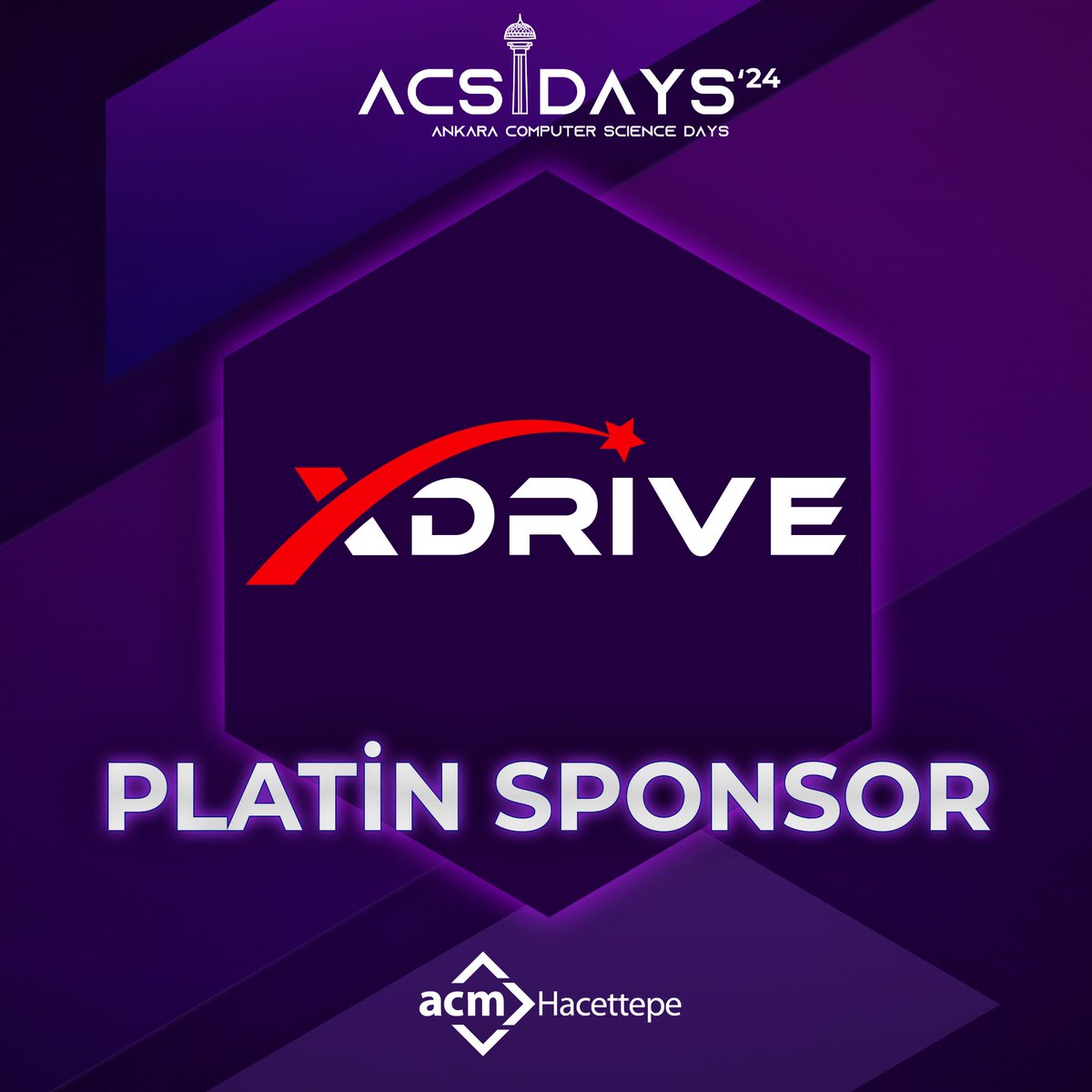 Sektörün yıldızlarının buluştuğu ACSDAYS’24 etkinliğimizin Platin Sponsoru xDrive! Platin Sponsorumuza tüm destekleri için çok teşekkür ediyoruz! 29-30 Nisan’da davetlisiniz!