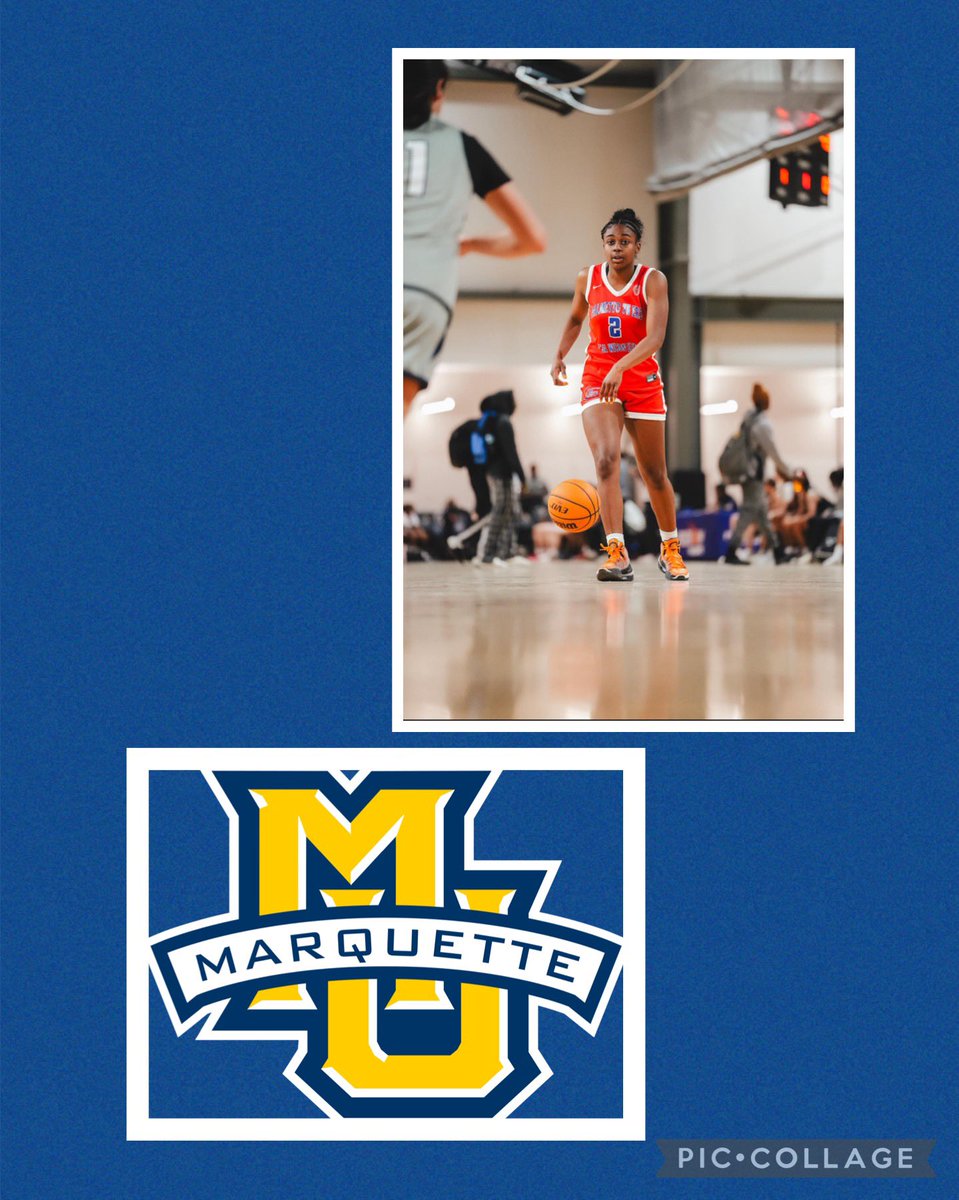 I am blessed to receive an offer from Marquette University. Thank you! 💙@cconsuegra @CoachDCLT @palmetto76erawe @JeromeFleetwood @PGH_SCarolina @ESPN_WomenHoop @AthleticsHHES @KPannell71