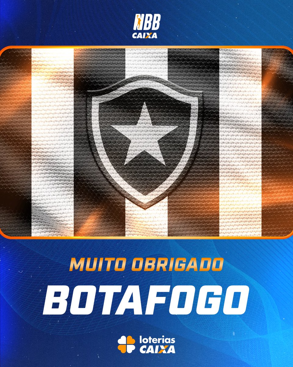 VALEU, BOTAFOGO! 🔥 Com nomes marcantes e uma grande torcida, em seu retorno ao #NBBCAIXA, o @BotafogoBsqt se despede da competição nas Oitavas de Finas dos #PlayoffsNBB! 🏀 Até logo, Fogão! 💪 #MeuNBBCAIXA | #MaisForteEMelhor