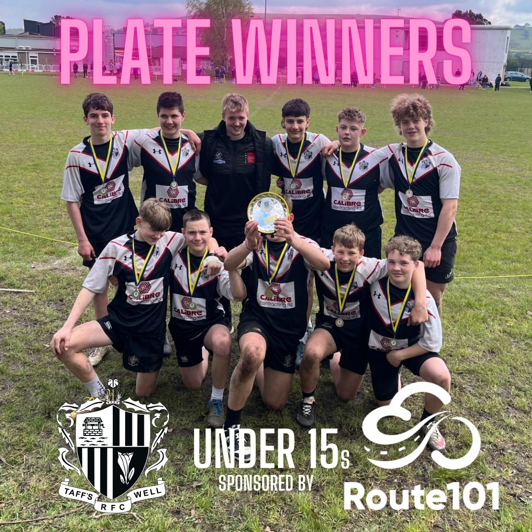Congrats to our U-15s, Plate Winners at the Llantwit Fardre invitational today 👏👏👏

The future is bright!
#UptheWell ⚫️⚪️⚫️