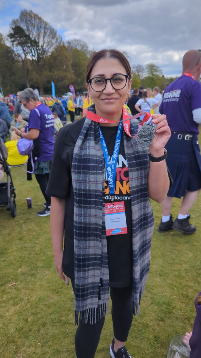 Well done to Mr Thomson, Mr Arbuckle, Mr Morgan and Mrs Rashid on completing @thekiltwalk today 👏👏👏👏👏 Over £1000 raised for the S6 charity of @CR_UK #kiltwalk2024 #CancerResearchUK justgiving.com/team/hermitage…