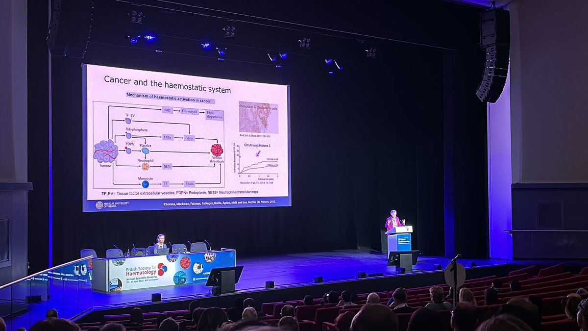 Prof Neil Morgan 💙 (@neilvmorgan) on Twitter photo Macfarlane-Biggs lecture 2023 by Professor Ingrid Pabinger-Fasching from <a href="/MedUni_Wien/">MedUni Wien</a> on “cancer and thrombosis” <a href="/BritSocHaemThro/">British Society for Haemostasis & Thrombosis</a> <a href="/BritSocHaem/">BSH - Haematology</a> meeting <a href="/ACCLiverpool/">ACC Liverpool</a> #thrombosis #cancer 🩸 Macfarlane-Biggs lecture 2023 by Professor Ingrid Pabinger-Fasching from <a href="/MedUni_Wien/">MedUni Wien</a> on “cancer and thrombosis” <a href="/BritSocHaemThro/">British Society for Haemostasis & Thrombosis</a> <a href="/BritSocHaem/">BSH - Haematology</a> meeting <a href="/ACCLiverpool/">ACC Liverpool</a> #thrombosis #cancer 🩸