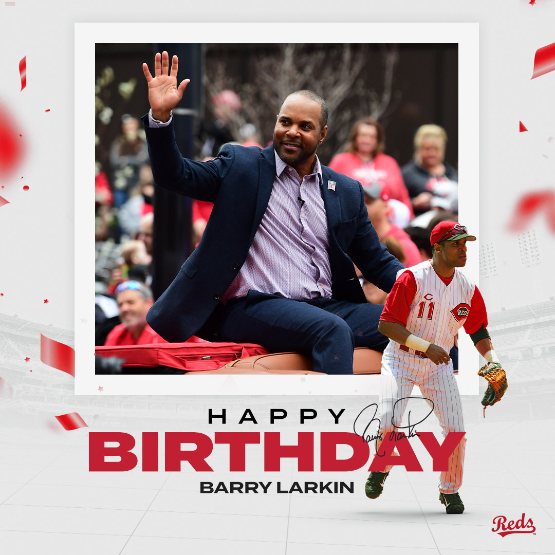 Happy birthday to Hall of Famer and Cincinnati's own Barry Larkin!