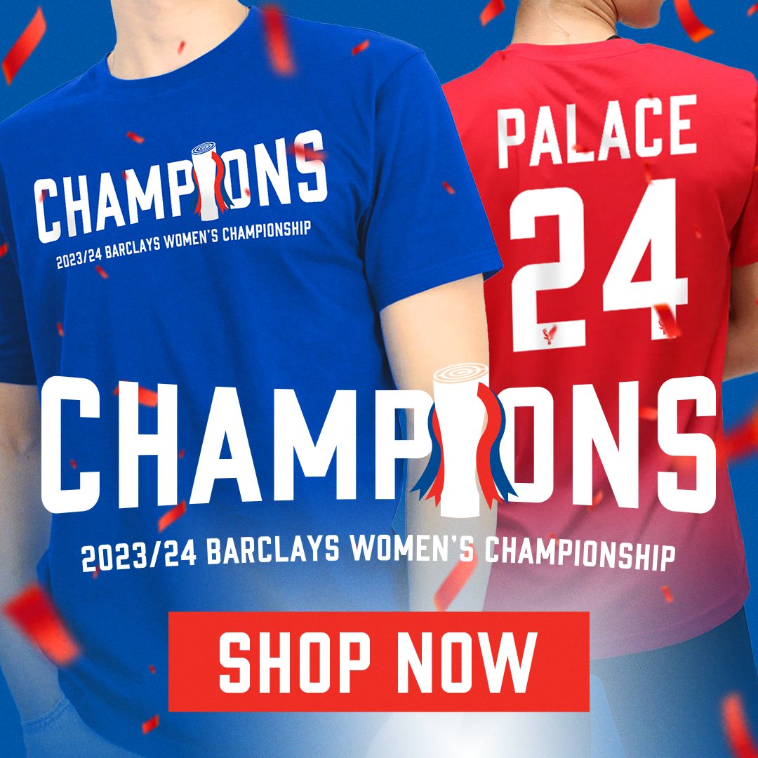 You can grab yours now 🫶 Purchase your CHAMPIONS merchandise now 👉 tinyurl.com/2rfskaj9 🏆 #CPFC