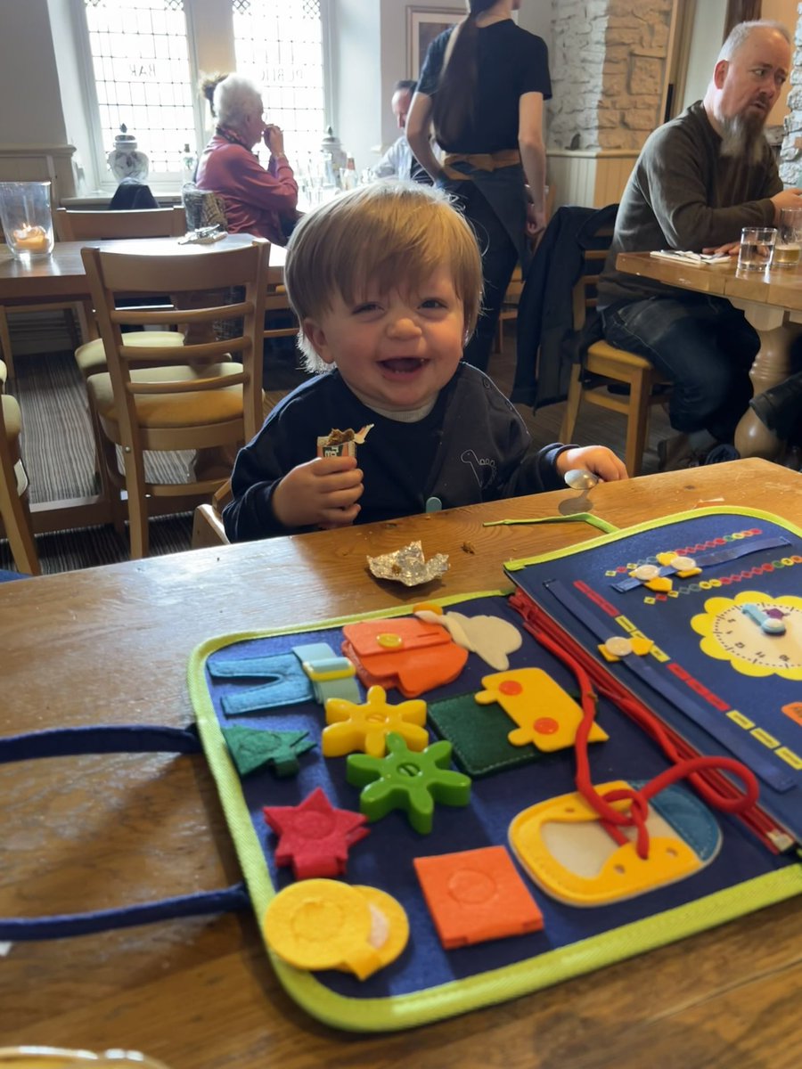 That was some yummy #SundayLunch @ The Old Bell 🔔 Sodbury! For our family lumch for @LauPitcher birthday and Joshua enjoyed some too.