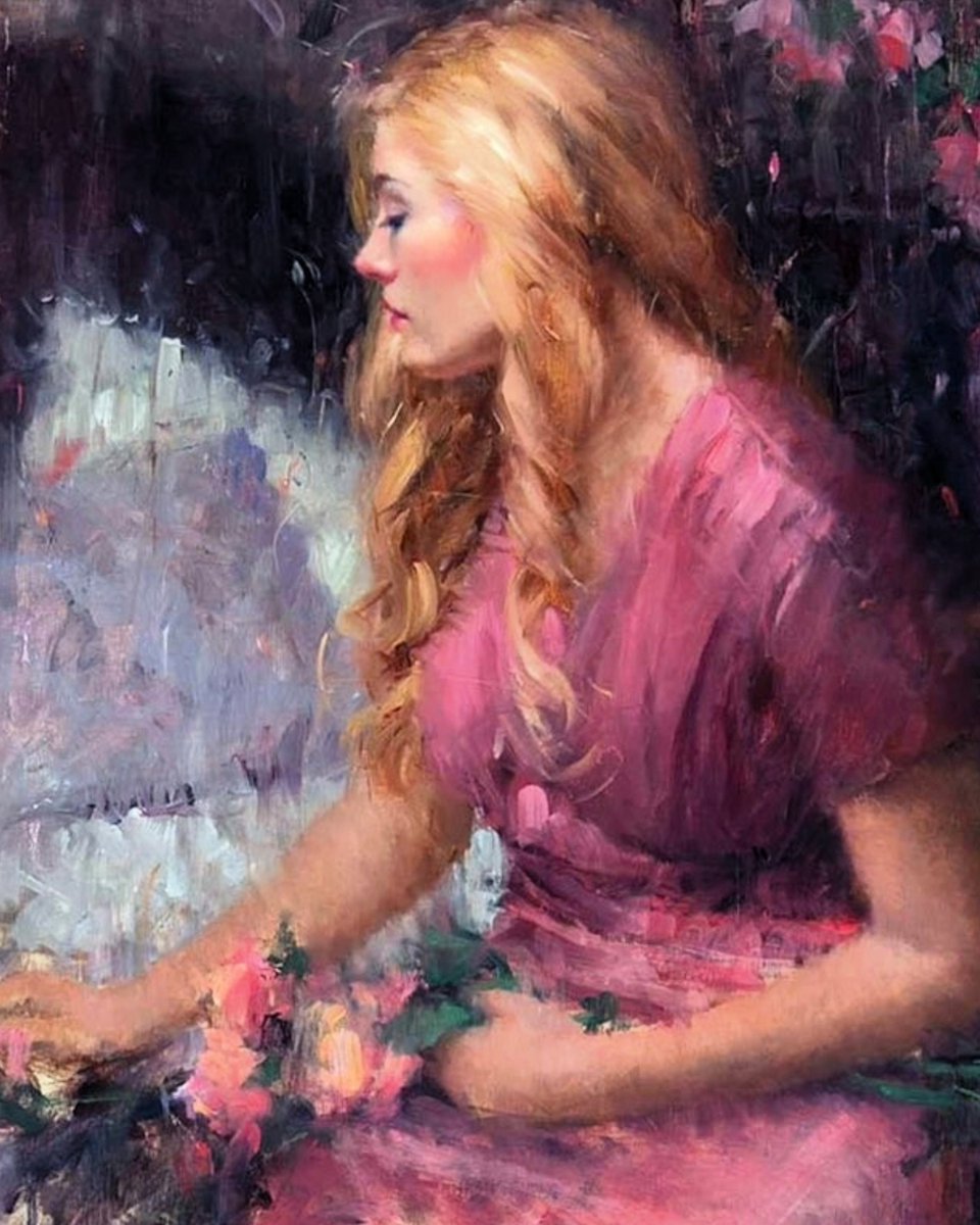 🌹💔🌹 'Love is a disposition to cherish someone, deeply and without any end, that is, disinterestedly.' - - - - Arthur Schopenhauer. 🪶💜 Bryce Cameron Liston. (1965)🖌️🌹 American Painter.