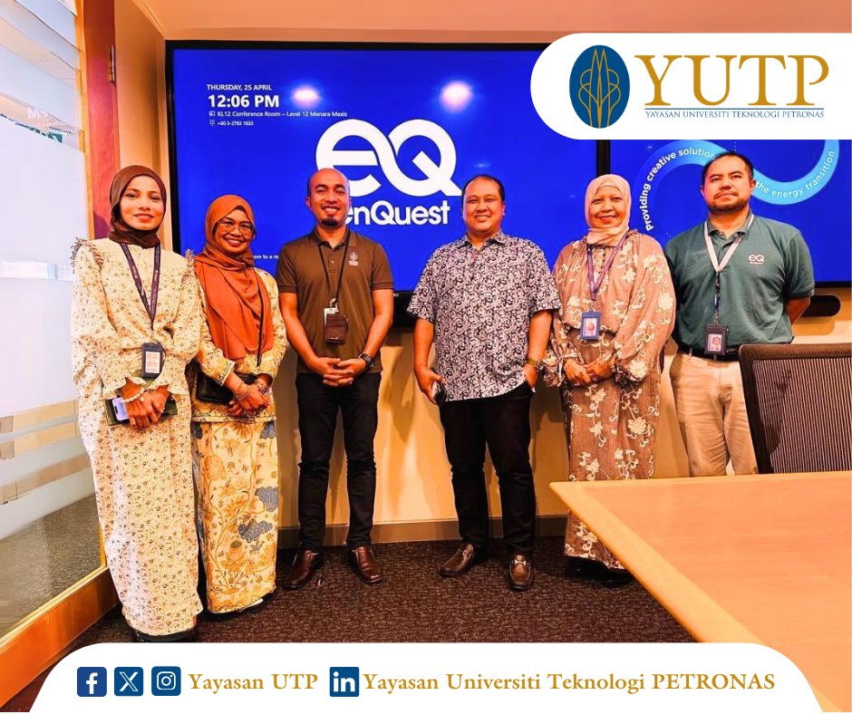 YUTP X ENQUEST
Dive into the enriching discussion on the EnQuest Petroleum Scholarship Program, held on 25 April 2024. Stay tuned for highlights and future opportunities!
#UTPinMe #FutureLeaders #EnergisingFuture