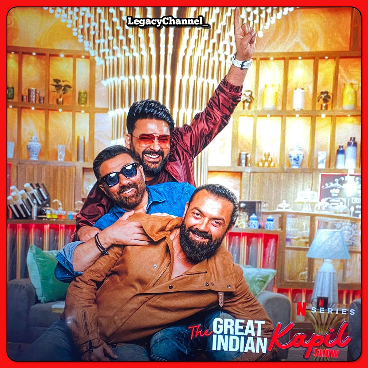 Exclusive⭐️ DEOL BROTHERS⭐️ Get Ready For A Blockbuster Episode On #TheGreatIndianKapilShow With Bosses Of COMEBACK “DEOLS”🔥 This Saturday Only On #Netflix 🌟 Pic Courtesy - @NetflixIndia @thedeol @iamsunnydeol @KapilSharmaK9