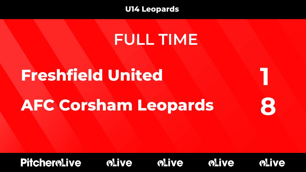FULL TIME: Freshfield United 1 - 8 AFC Corsham Leopards
#FREAFC #Pitchero
afccorsham.co.uk/teams/241909/m…