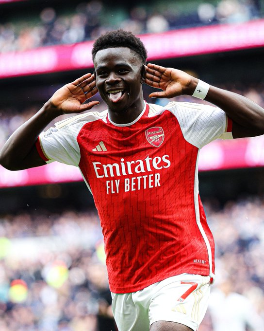 Bukayo Saka on matching Ian Wright record:

'It means nice. I hope I can continue to make records like this, but most important for me is a trophy.

I enjoyed it!' [sky]