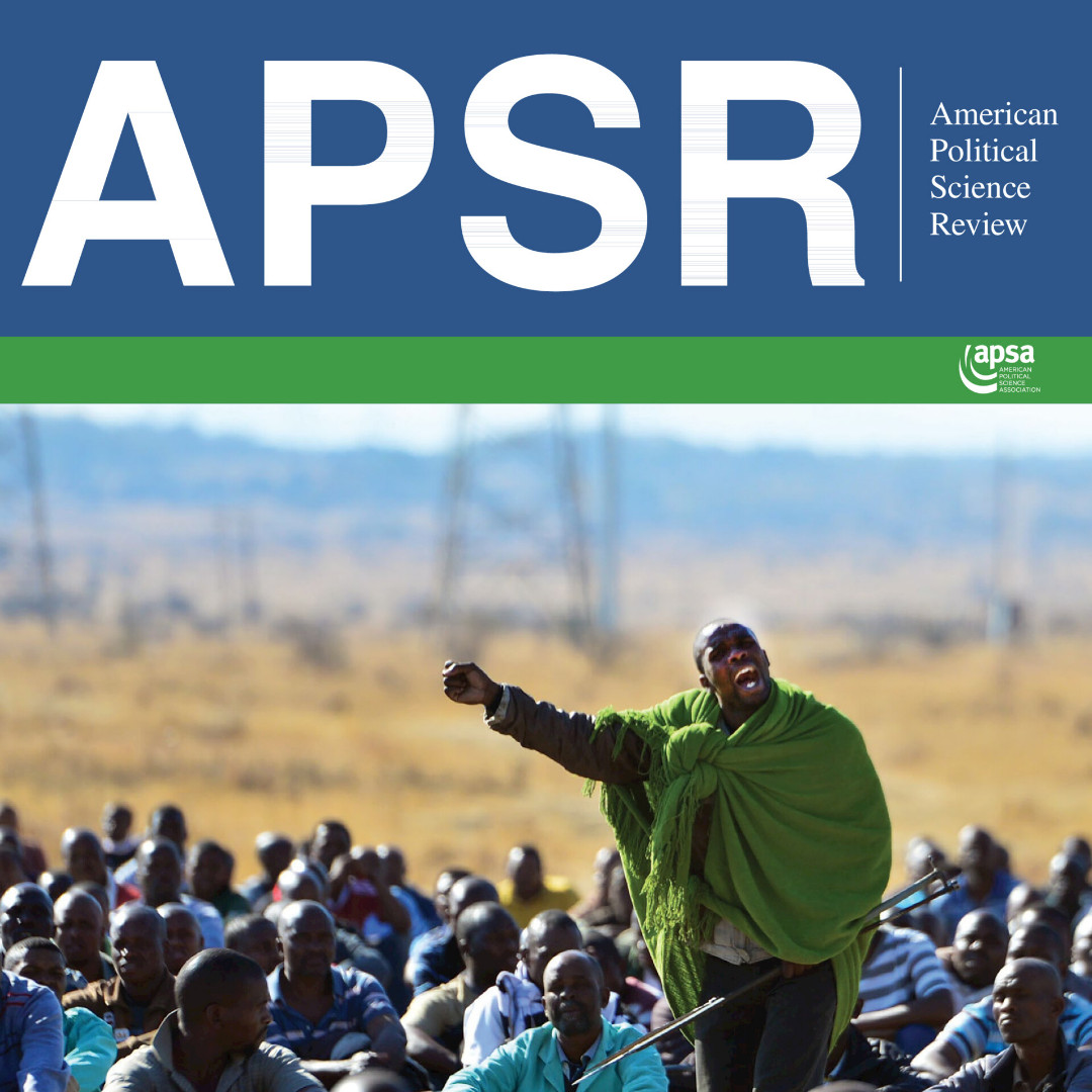 NEW ISSUE from @apsrjournal -

American Political Science Review - Volume 118 - Issue 2 - May 2024 - cup.org/4dfQ1Ak