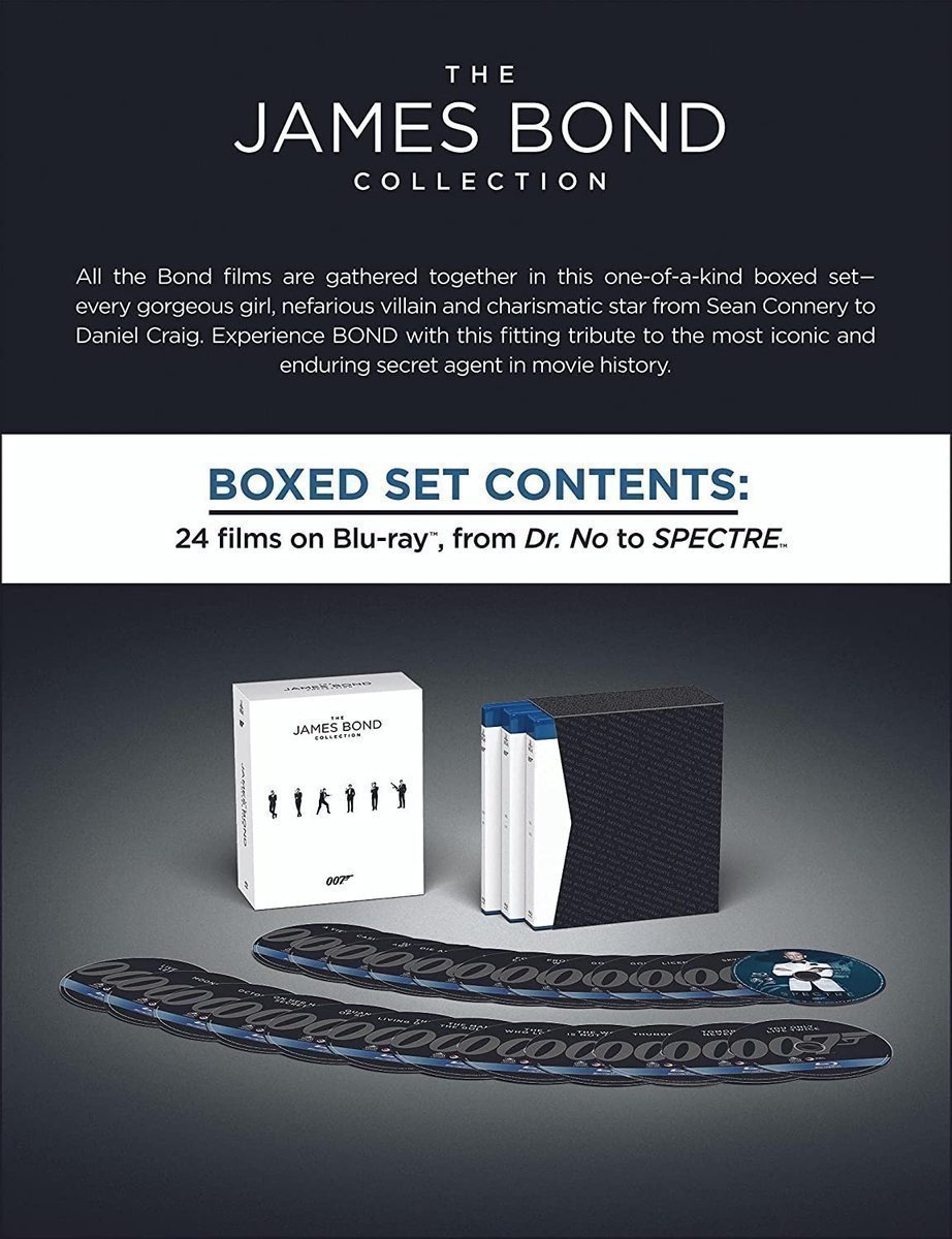 The James Bond Collection [Blu-ray] is $51.19 on Amazon amzn.to/3RtoBvY Target bit.ly/3UMIFxn #ad 0000000000000000000000007