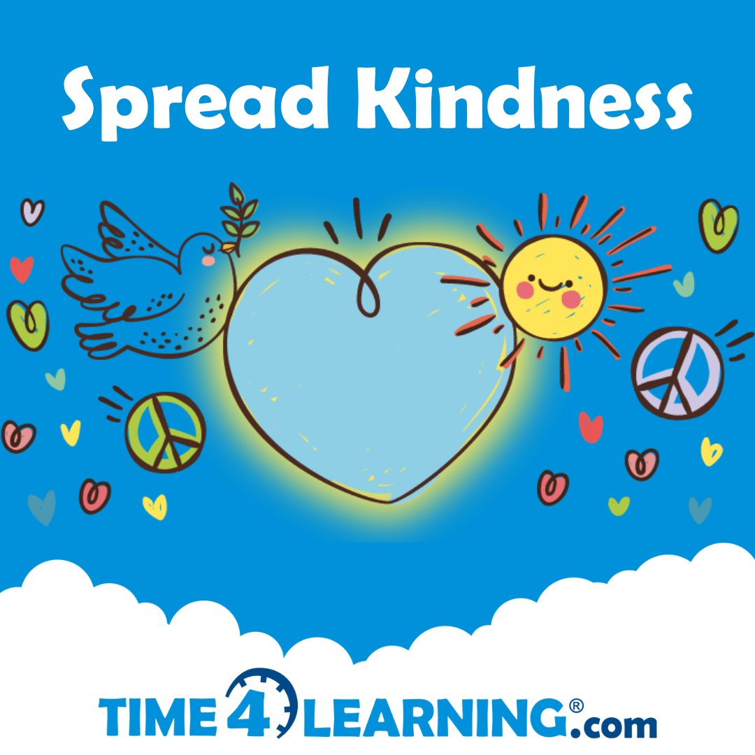 Time4Learning's tweet image. Spread kindness today -- encouraging others to do the same by simply asking them to 'pay it forward'! What are some of your favorite acts that unexpectedly brighten someone's day? See the link for inspiration! #PayItForward #RandomActsofKindness ow.ly/UPhX50Rqbtx
