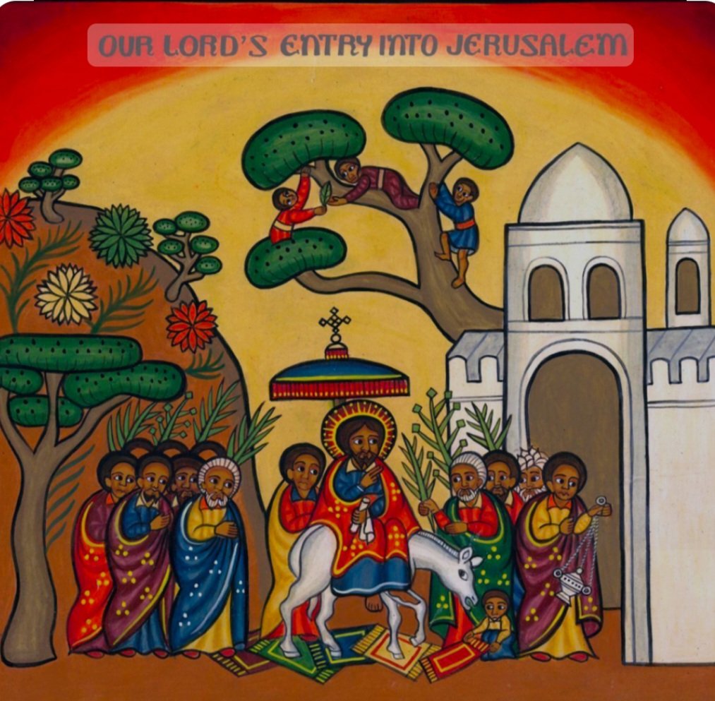 Melkam Hosanna 
Happy #PalmSunday #EOTC 
#EthiopianOrthodox #OrthodoxChristian