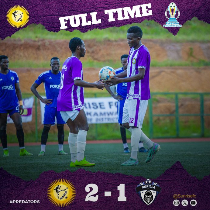 Welldone guys👏👏

⚽️⚽️ Prosper NZABONIMANA

#Predators