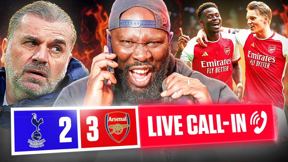 CALL IN SHOW! 📞 Have your say now 👉 drsports.reactoo.com Use code: drsports 🚨 #Arsenal #Spurs #TOTARS #CallIn
