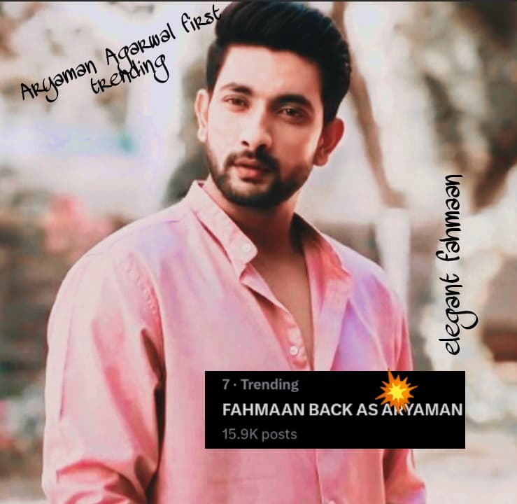 fahmaan as aryaman journey started 🙌🔥💥
#fahmaankhan #AryamanAgarwal