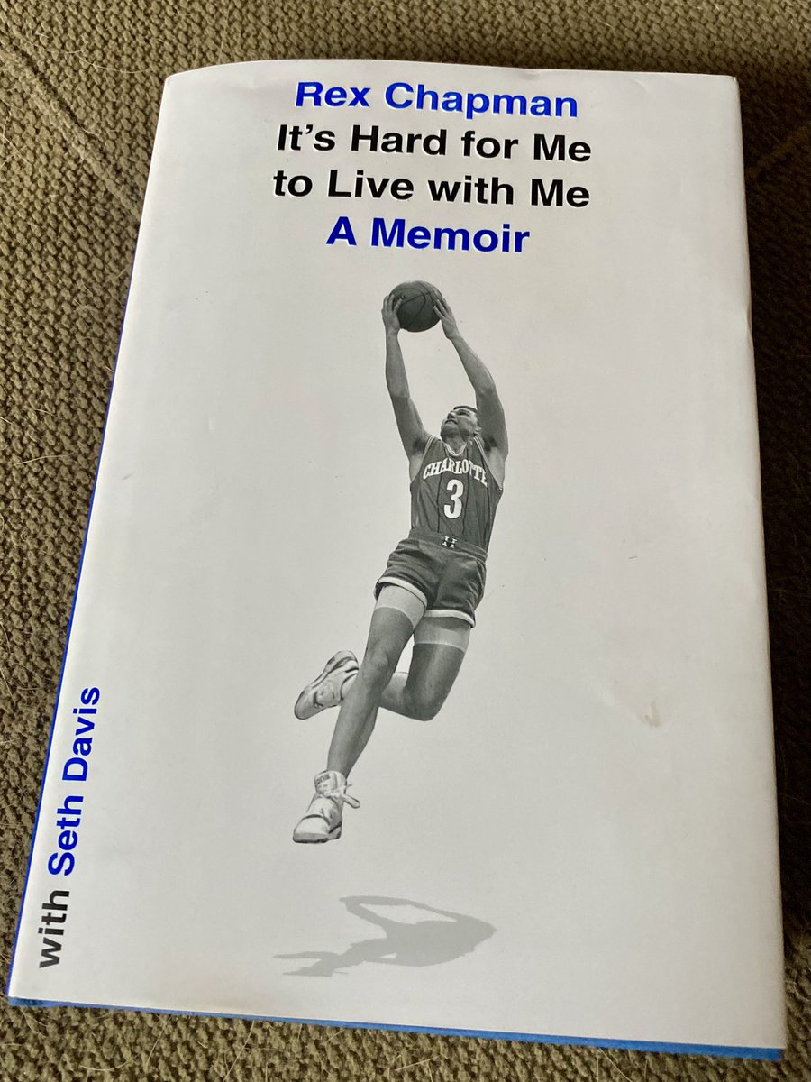 Latest recommendation from Mike’s Book Club. Quick read, falls into the Jock Bio Trap sometimes, but you get to find out @RexChapman changed the diapers of a very famous athlete. You also find out Rex’s descent into addiction was pretty effing dark.