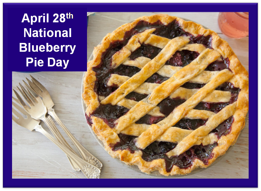 Blueberry Pie Day! Do you love it? 
#blueberrypie #blueberrypieday