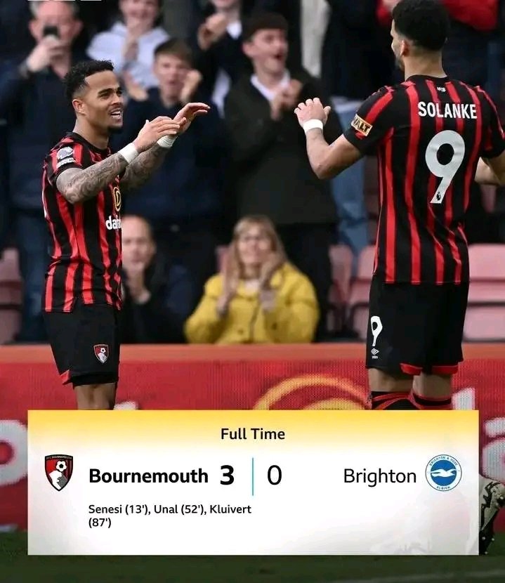 <a href="/afcbournemouth/">AFC Bournemouth 🍒</a> Thumps <a href="/OfficialBHAFC/">Brighton & Hove Albion</a> 

Details on 
<a href="/atekersport/">AtekersportUg</a>