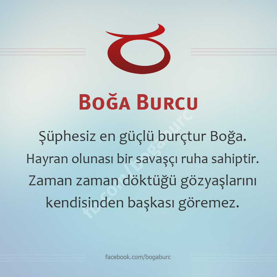 #BoğaBurcu