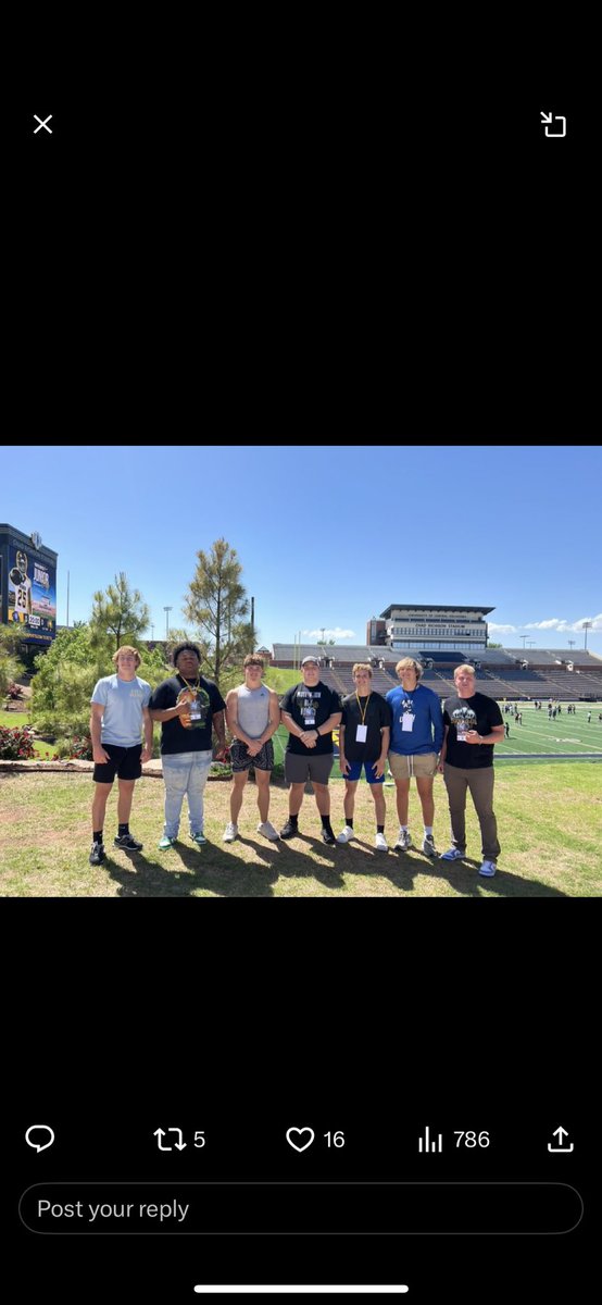 Thank you @ucobronchofb for the jr day! @Coach_Harwell @CoachDDudley @_CoachNeal_ @JakeCorbin @YellowjacketsFB