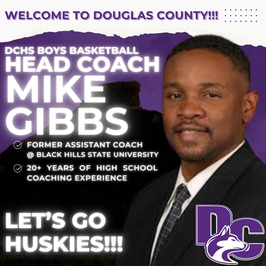 Husky Nation!!!

Help us in welcoming our new Boys Basketball Head Coach

Coach Mike Gibbs!

Coach Gibbs comes with 20+ Years High School Coaching Experience, as well as being an assistant coach at BHSU

Welcome to the HUSKY PACK Coach!!!

#BAM #Relentless #WinnersWin