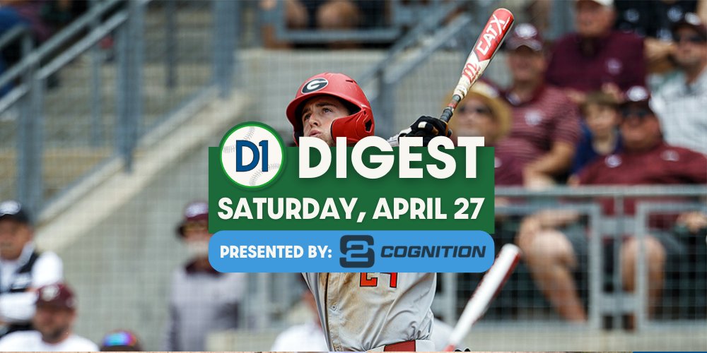 ⭐️SATURDAY'S TOP PERFORMERS⭐️ Who were the Top 30 Hitters AND Top 30 Pitchers from Saturday's @NCAABaseball action? We've got you covered. FREE again today. READ: d1baseball.com/roundup/stat-r…