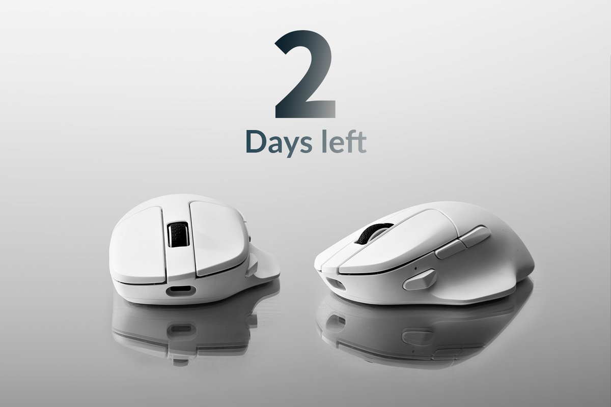 Never feel tired under super ergonomic grip and lightweight hold. 2 days left. #KeychronM7 #Keychron #keychronmouse #wirelessmouse #mouse #mice #ergonomicmouse