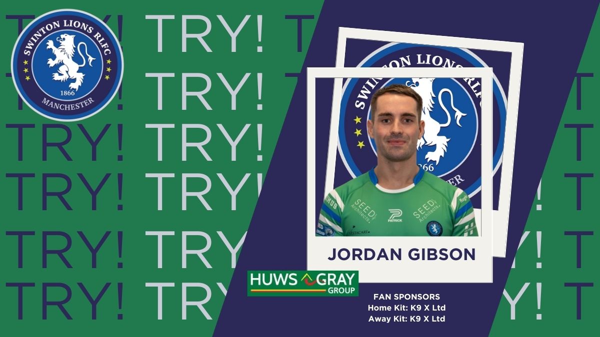 ⏰72. An inside ball from Josh Eaves and Jordy Gibson goes under the posts to score! #COYL #OriginalLions Halifax Panthers 12 - Swinton Lions 26