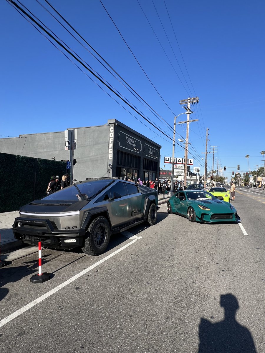 Good morning Los Angeles. Stop by the Liberty Walk pop up to check out our UP INVINCIBLE Cybertruck